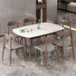 Modern Dining Set 1/4/7 Pieces Folding Dining Table with Open Back Dining Side Chairs Clearhalo 'Dining Room Sets' 'Dining Tables & Seating' 'dining_room_set' 'furn' 'furn_dining_room_set' 'Furniture' 'Kitchen & Dining Furniture' 1200x1200_eba95c57-b4a9-4862-ae7b-8e1056e5372e