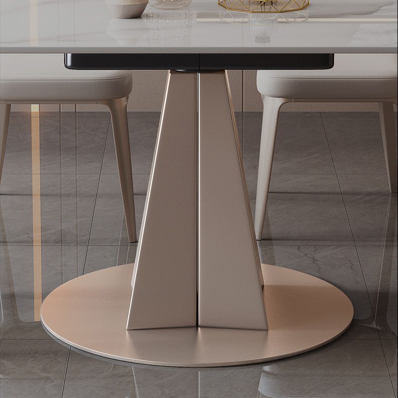 Modern Stone Round Dining Table Pedestal Table for Dining Room Clearhalo 'Dining Tables & Seating' 'Dining Tables' 'dining_table' 'furn' 'furn_dining_table' 'Furniture' 'Kitchen & Dining Furniture' 1200x1200_ebab5fe4-f527-487b-8853-de65fad4013d
