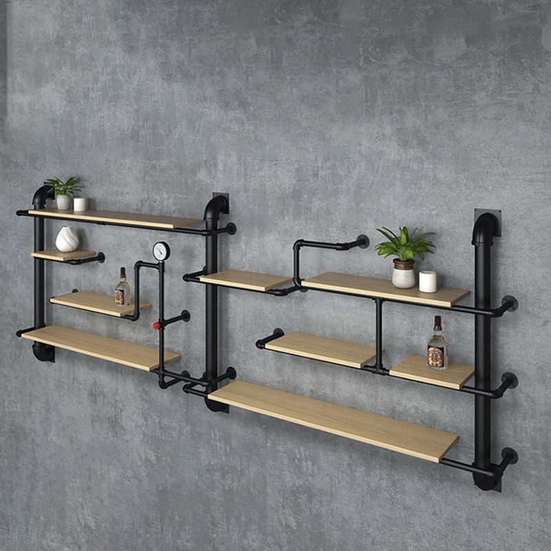 Metal Floating Bookcase Industrial Style Wall Mounted Closed Back Shelf Clearhalo 'Bookcases' 'furn' 'furn_bookcases' 'Furniture' 'furniture_bookcases' 'kitchen' 'kitchen_bookcases' 'Living Room Furniture' 'Office Furniture' 1200x1200_ebac1a9b-0ef1-4456-a0c7-eef7e8df1ad0