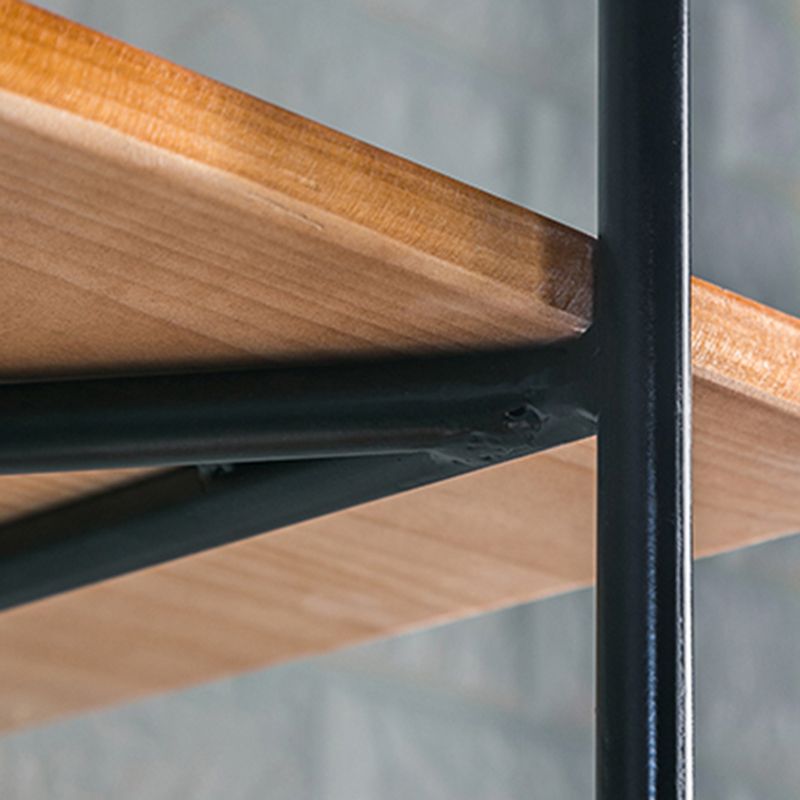 Libreria moderna in metallo marrone etagere libreria a scaffali aperti con scaffali