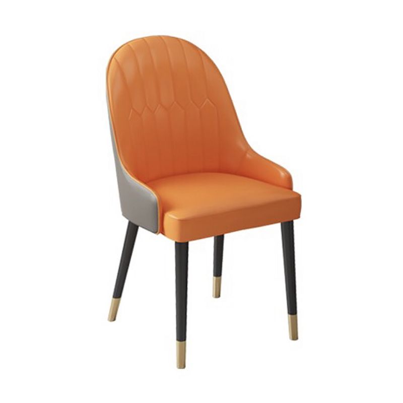 Fixed Minimalist Sintered Stone Top Kitchen Table Set of 4 Black Legs for Dining Room Clearhalo 'Dining Room Sets' 'Dining Tables & Seating' 'dining_room_set' 'furn' 'furn_dining_room_set' 'Furniture' 'furniture_dining_room_set' 'Kitchen & Dining Furniture' 'kitchen&dining_furn' 'kitchen' 1200x1200_ebadc53c-c03b-4286-955f-72be8c247c33