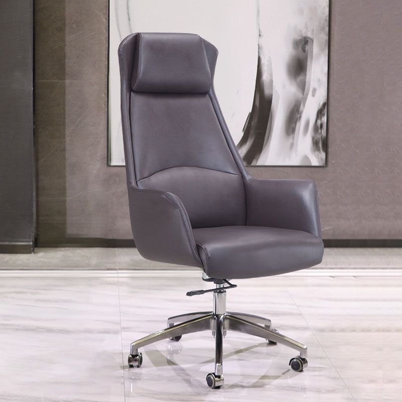 Modern & Contemporary Executive Chair Fixed Arms Ergonomic Managers Chair Clearhalo 'furn' 'furn_office_chair' 'Furniture' 'furniture_office_chair' 'Office Chairs' 'Office Furniture' 'office_chair' 1200x1200_ebae98ee-b6c8-483a-9abf-21ed58d7ebbb