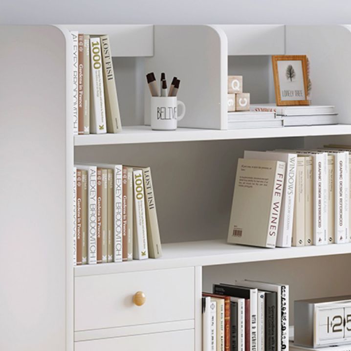 モダンなスタイルの本棚オープンバックエンジニアホームオフィス用の木製本棚