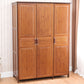 Modern Style Wardrobe Cabinet Wood Clothes Rail Wardrobe Armoire for Bedroom