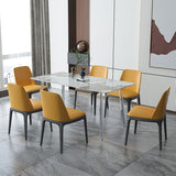 Sintered Stone Dining Table Modern Rectangle Dining Table with Acrylic Base for Home Use Clearhalo ' dining_table' 'Dining Tables & Seating' 'Dining Tables' 'furn' 'furn_dining_table' 'Furniture' 'furniture_dining_table' 'Kitchen & Dining Furniture' 'kitchen&dining_furn' 'kitchen' 'kitchen_dining_table' 1200x1200_ebb18a6d-b1cc-41b6-bdbf-fadba55329bb