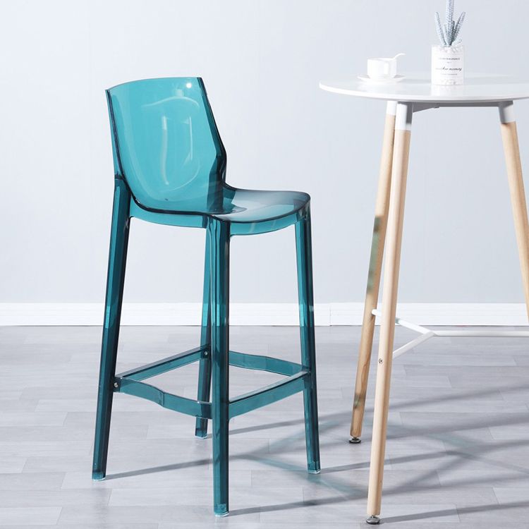 Contemporary Style Plastic Bar Stool Footrest Counter Stool for Bristol
