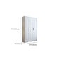 White Engineered Wood Wardrobe Closet Modern Wardrobe Armoire