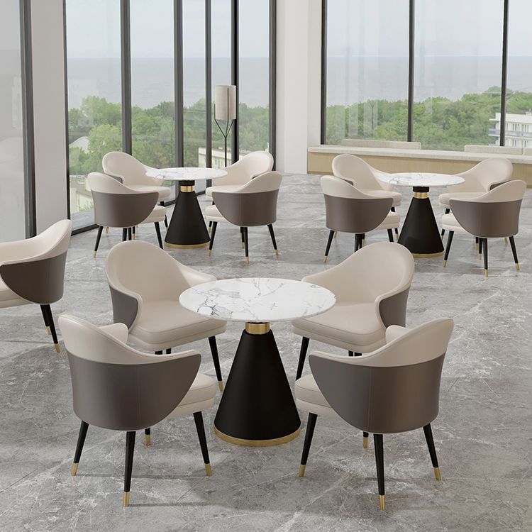 Contemporary Design 1/4/5 Pieces Dining Set Round Dining Room Table Set Clearhalo 'Dining Room Sets' 'Dining Tables & Seating' 'dining_room_set' 'furn' 'furn_dining_room_set' 'Furniture' 'furniture_dining_room_set' 'Kitchen & Dining Furniture' 'kitchen&dining_furn' 'kitchen' 1200x1200_ebbe8fbf-460c-41f8-a351-1f53cd1c2ec9