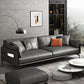 Faux Leather Sofa 33.46 " D x 30.70" H Square Arm  Sofa for Living Room
