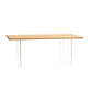 Rectangle Double Base Dining Table Modern Pine Wood Table for Kitchen Dining Room Clearhalo 'Dining Tables & Seating' 'Dining Tables' 'dining_table' 'furn' 'furn_dining_table' 'Furniture' 'Kitchen & Dining Furniture' 1200x1200_ebc082da-e877-423b-bc1d-bb86635c0b18