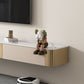 Glam Stone – console TV, meuble TV mural avec rangement pour le salon
