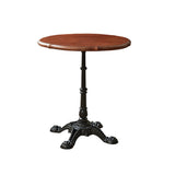 Round Solid Wood Dining Table Indoor Iron Pedestal Dining Table Clearhalo 'Dining Tables & Seating' 'Dining Tables' 'dining_table' 'furn' 'furn_dining_table' 'Furniture' 'Kitchen & Dining Furniture' 1200x1200_ebc82975-3741-475f-becc-e3bef2763378