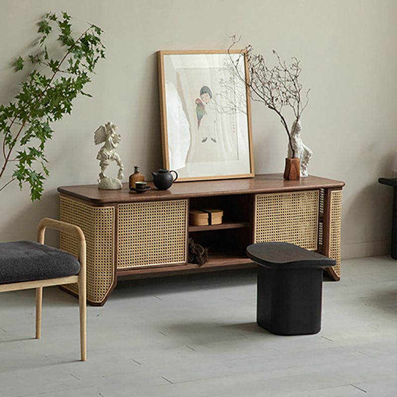 Solid Wood TV Media Console Scandinavian TV Stand for Living Room Clearhalo 'furn' 'furn_tv_stands_entertainment_centers' 'Furniture' 'Living Room Furniture' 'TV Stands & Entertainment Centers' 'TV Stands & Media Storage Furniture' 'tv_stands_entertainment_centers' 1200x1200_ebcb57de-ce0f-43d9-9b6e-1f8db8d5c23c