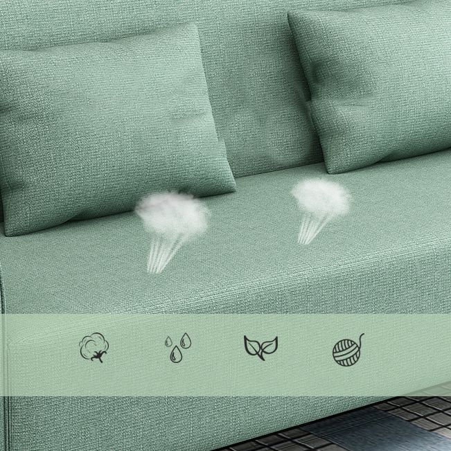 リネンコンテンポラリーアームコンバーチブルソファ洗える折りたたみ折りたたみ折りたたみ折りたたみアパートメント