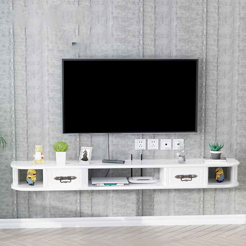 Modern Wall-mounted TV Stand Engineered Wood TV Cabinet with 2 Drawers Clearhalo 'furn' 'furn_tv_stands_entertainment_centers' 'Furniture' 'Living Room Furniture' 'TV Stands & Entertainment Centers' 'TV Stands & Media Storage Furniture' 'tv_stands_entertainment_centers' 1200x1200_ebcf299e-de24-499c-9466-dcb6e070246b