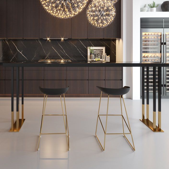 Glam Table and Stool 1/2/3/5 Pieces Solid Wood Pub Table Set Clearhalo 'Bar Furniture' 'furn' 'furn_home_bar_bar_sets' 'Furniture' 'Home Bars & Bar Sets' 'home_bar_bar_sets' 'Kitchen & Dining Furniture' 1200x1200_ebcfa64d-60be-432c-88a9-c31d95188781