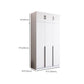 Engineered Wood Wardrobe Cabinet Modern Style Soft Close Doors Wardrobe Closet