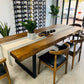 Metal Industrial Rectangle Indoor Table Solid Wood Top Table with Sled Base Clearhalo ' dining_table' 'Dining Tables & Seating' 'Dining Tables' 'furn' 'furn_dining_table' 'Furniture' 'furniture_dining_table' 'Kitchen & Dining Furniture' 'kitchen&dining_furn' 'kitchen' 'kitchen_dining_table' 1200x1200_ebd5b742-e220-4577-9f26-afd21ec2a5b9