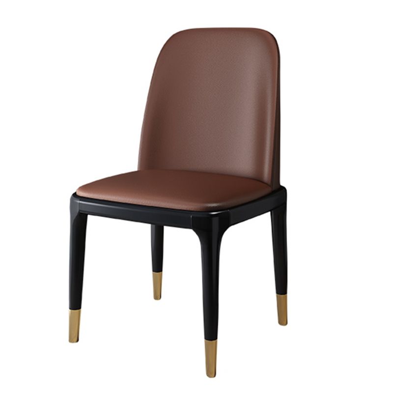 Scandinavian Rubberwood Chairs Set Solid Back Side Dining Chair (Set of 2) Clearhalo ' kitchen&dining_furn' 'Dining Chairs' 'Dining Tables & Seating' 'dining_chair' 'furn' 'furn_dining_chair' 'Furniture' 'furniture_dining_chair' 'Kitchen & Dining Furniture' 'kitchen' 1200x1200_ebd84c77-0747-4c8a-94f9-2a7217727c26