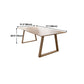 Solid Wood Contemporary Rectangular Table Wood Top Table with Sled Base Clearhalo ' dining_table' 'Dining Tables & Seating' 'Dining Tables' 'furn' 'furn_dining_table' 'Furniture' 'furniture_dining_table' 'Kitchen & Dining Furniture' 'kitchen&dining_furn' 'kitchen' 'kitchen_dining_table' 1200x1200_ebd89dc1-a9b2-489b-af8c-cecda06f8635