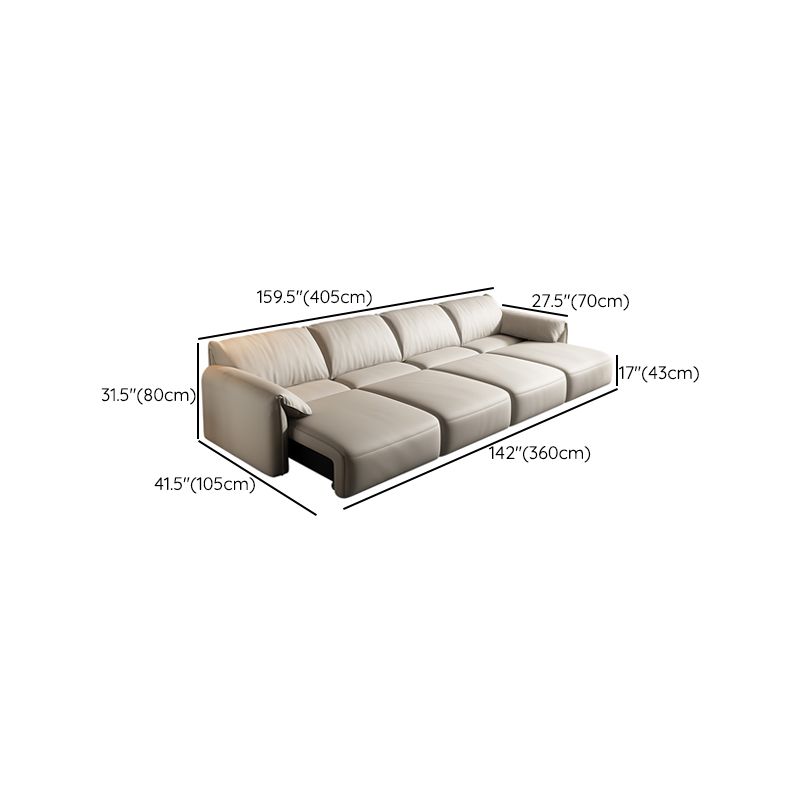 41.34" Wide Contemporary Futon Sofa Bed White Futon Solid Wood Sleeper Sofa Clearhalo 'furn' 'furn_futons' 'Furniture' 'Futons & Daybeds' 'Futons' 'Living Room Furniture' 1200x1200_ebd9d787-f9cb-47de-9859-3741533162ec