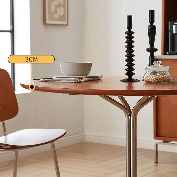 Contemporary Round 4-foot Home Furniture Solid Wood Dining Room Collection Clearhalo ' dining_table' 'Dining Tables & Seating' 'Dining Tables' 'furn' 'furn_dining_table' 'Furniture' 'furniture_dining_table' 'Kitchen & Dining Furniture' 'kitchen&dining_furn' 'kitchen' 'kitchen_dining_table' 1200x1200_ebda6da8-12fa-4078-a448-75c2901a145d