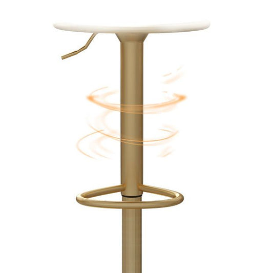 Glam Iron Adjustable Swivel Barstool Low Back Indoor Tall Stool with Upholstered Seat Clearhalo 'Bar Furniture' 'Bar Stools' 'bar_stools' 'furn' 'furn_bar_stools' 'Furniture' 'furniture_bar_stools' 'Kitchen & Dining Furniture' 1200x1200_ebda70c4-4b91-4a3c-9ffe-79fe48fd1e9b