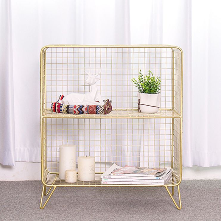 メタルベッドサイドキャビネットグラムアクセントテーブルベッドルーム用のナイトスタンド