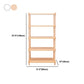 Etagere Shelf Bookcase Modern & Contemporary Bookshelf for Home Office Clearhalo 'Bookcases' 'Furniture' 'furniture_bookcases' 'Office Furniture' 1200x1200_ebdfea90-fd23-4a8a-b224-8879489dff5b