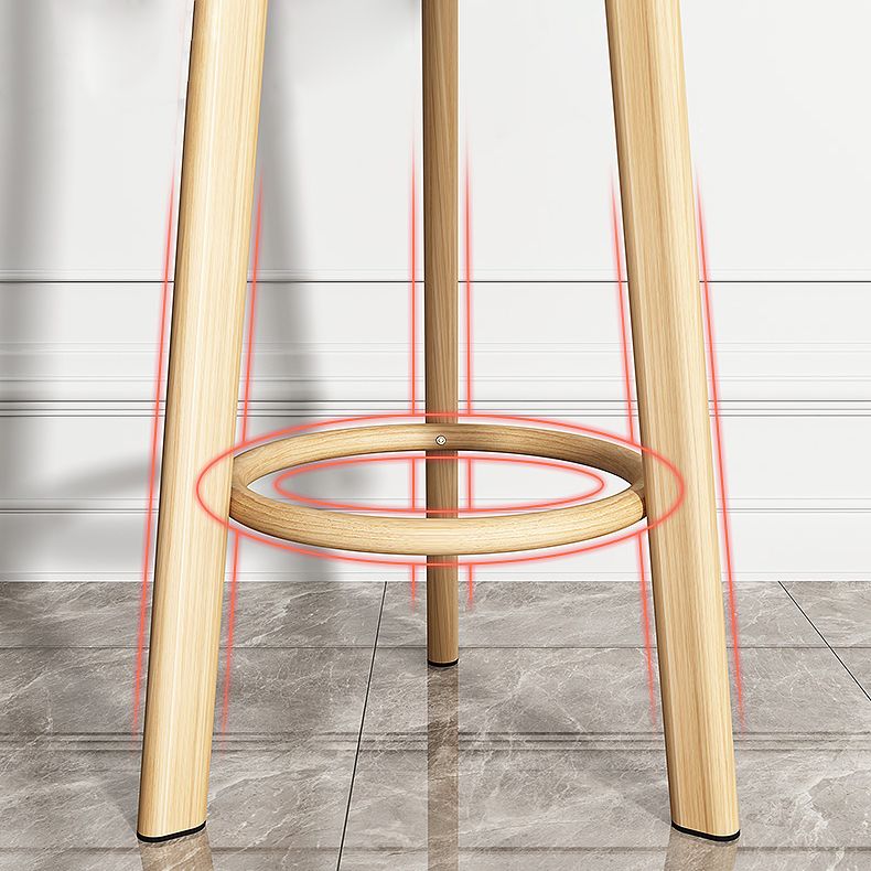 Modern Backrest Armless Counter Stool Steel Cashier Bar Stool with Cushion Clearhalo 'Bar Furniture' 'Bar Stools' 'bar_stools' 'furn' 'furn_bar_stools' 'furniture_bar_stools' 'Kitchen & Dining Furniture' 'kitchen&dining_furn' 'kitchen' 'kitchen_furn' Furniture' 1200x1200_ebe0172b-4470-46a2-8707-b36ec5ab409f