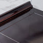 Rectangle Contemporary Console Table Dark Brown Wood Console Sofa Table