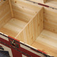 Scandinavian Trunk Storage Coffee Table Wooden Cocktail Table for Living Room