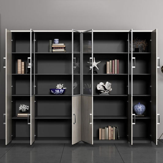 Classement contemporain armoire à cadre en bois verrouillage de clé de touche verticale pour le bureau