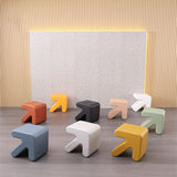 Scandinavian Geometric End Table 15.75" W x 13.78" D x 15.75" H Arrow-Shaped Side Table Clearhalo 'Coffee & Accent Tables' 'End & Side Tables' 'end_side_tables' 'furn' 'furn_end_side_tables' 'Furniture' 'Living Room Furniture' 1200x1200_ebefa653-f243-4503-ba89-d9dd44e55e75