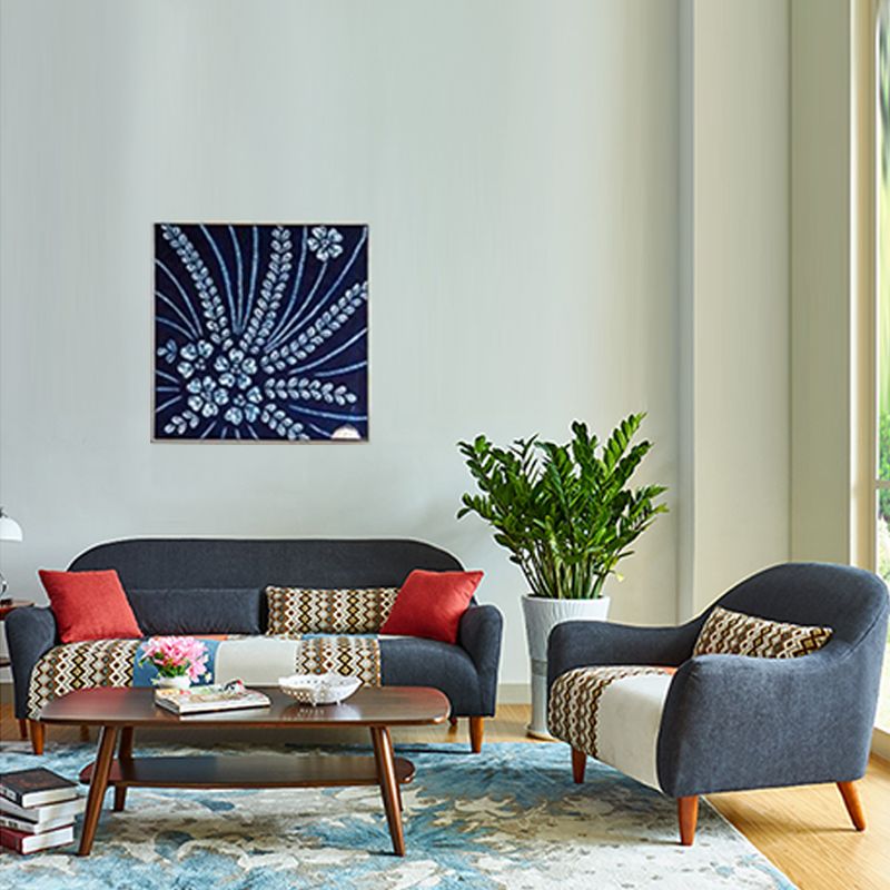 33.86" D x 31.89" H Curved Fabric 3-Seater Sofa Bohemia Style Sofa Clearhalo 'furn' 'furn_sofas' 'Furniture' 'furniture_sofas' 'kitchen' 'kitchen_sofas' 'Living Room Furniture' 'Sofa' 'sofas' 1200x1200_ebf0cc59-d5e7-451d-b23b-28d2fd93ad2d