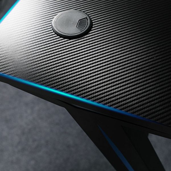 Destina di gioco moderni da 23 "Black rettangolare in legno rettangolare da ufficio