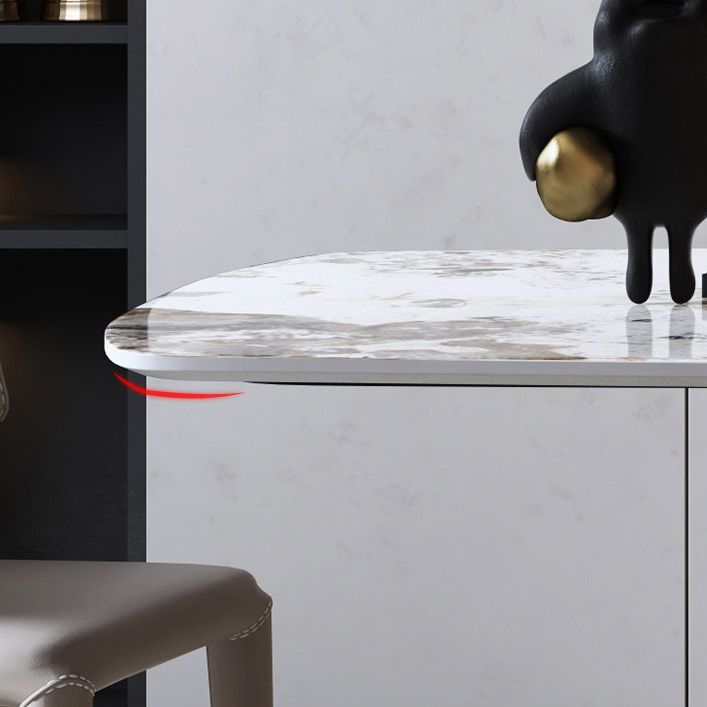 Contemporary¬†Kitchen¬†Dining¬†Room¬†Set with¬†Rectangle Sintered Stone Top¬†Formal¬†Dining¬†Table¬†Furniture Clearhalo 'Dining Room Sets' 'Dining Tables & Seating' 'dining_room_set' 'furn' 'furn_dining_room_set' 'Furniture' 'furniture_dining_room_set' 'Kitchen & Dining Furniture' 'kitchen&dining_furn' 'kitchen' 1200x1200_ebf28451-2b1f-45d0-9330-0ef8d5961a93