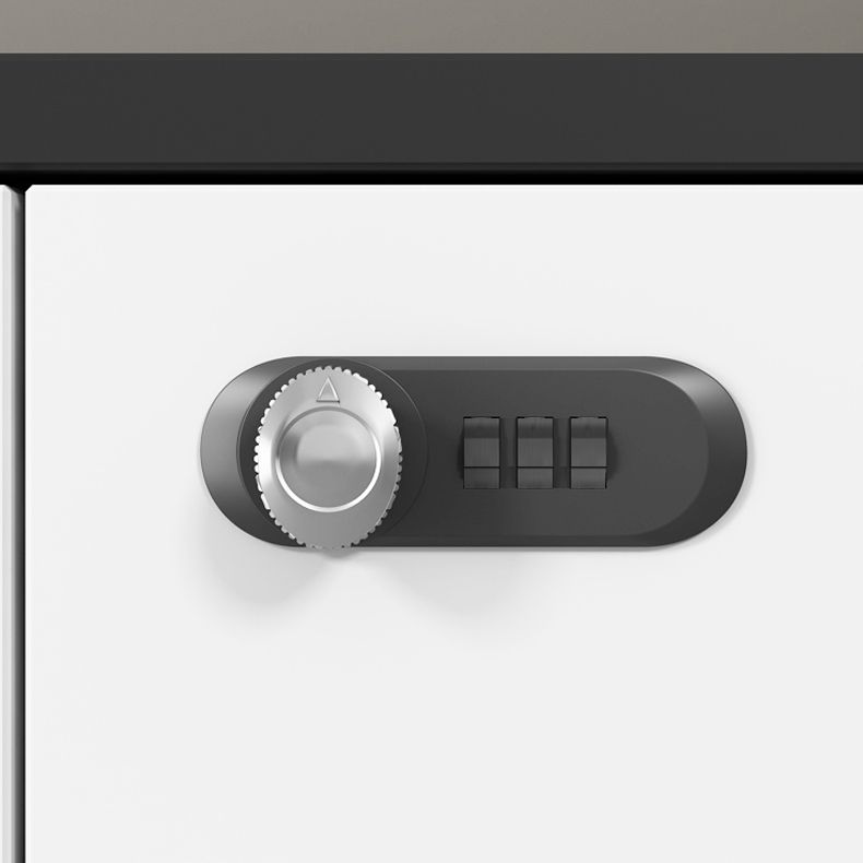 Archivo de archivos laterales contemporáneos Archivo de madera de ingeniería con bloqueo y almacenamiento