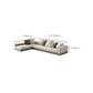 Farmhouse Sectional Sofa with Square Arms in Beige Linen Blend Clearhalo 'furn' 'furn_sectionals' 'Furniture' 'Living Room Furniture' 'Sectionals' 1200x1200_ebf6e0a7-ade9-4022-a51a-6089a50b377f