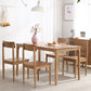Rectangle Oak Wood Dining Table Modern Kitchen Table in Nature with 4 Legs Clearhalo ' dining_table' 'Dining Tables & Seating' 'Dining Tables' 'furn' 'furn_dining_table' 'Furniture' 'furniture_dining_table' 'Kitchen & Dining Furniture' 'kitchen&dining_furn' 'kitchen' 'kitchen_dining_table' 1200x1200_ebf90c20-5acd-485c-b377-b0242532dac9