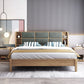 84.65 inch Wide Contemporary Bed Frame Rubberwood Bed with Storage Clearhalo 'Bedroom Furniture' 'Beds' 'furn' 'furn_beds' 'Furniture' 1200x1200_ebfb2cc0-eb3d-4ce8-8055-ba50d7dfa09f