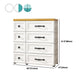 Modern Style Non-Hanging Armoire Plastic Wardrobe Closet with Drawers