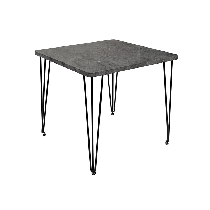 Industrial Style Square Dining Table 4 Legs Dining Site Table for Dining Room Clearhalo ' dining_table' 'Dining Tables & Seating' 'Dining Tables' 'furn' 'furn_dining_table' 'Furniture' 'furniture_dining_table' 'Kitchen & Dining Furniture' 'kitchen&dining_furn' 'kitchen' 'kitchen_dining_table' 1200x1200_ebfbf442-049e-4f69-8ad0-3e2449c60cb2