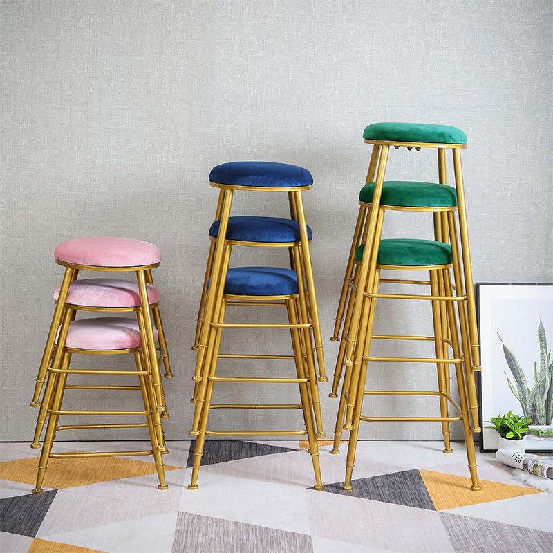 Nordic Design Stackable Backless Barstools for Home Upholstered Bar Stools Clearhalo 'Bar Furniture' 'Bar Stools' 'bar_stools' 'furn' 'furn_bar_stools' 'Furniture' 'furniture_bar_stools' 'Kitchen & Dining Furniture' 1200x1200_ebfd7079-2a04-4109-9d79-d9cfa2381319
