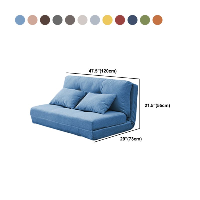 現代のリネンアームレスソファベッド標準ソファ折りたたみ式ソファリビングルーム