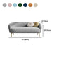Velvet Modern Sold Sold Sofa 29.92 "H Tuxedo ARM SOFA avec 2 oreillers