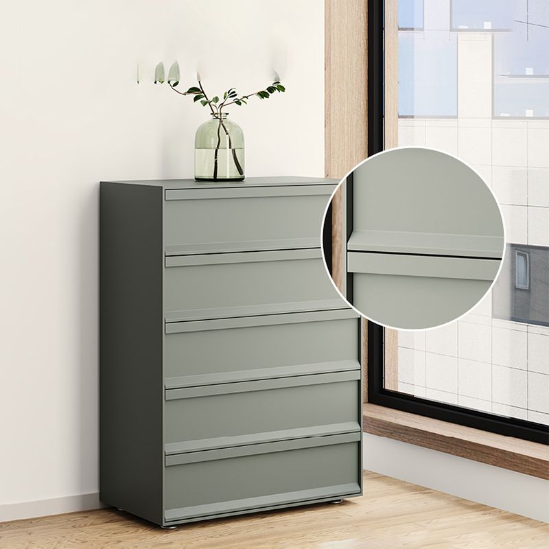 Comò moderno di deposito in legno per cassa di lingerie verticale per camera