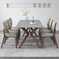 Medieval Modern Stone Dining Table Trestle Base Table for Dining Room Clearhalo 'Dining Tables & Seating' 'Dining Tables' 'dining_table' 'furn' 'furn_dining_table' 'Furniture' 'Kitchen & Dining Furniture' 1200x1200_ec074c7f-bb60-4b08-877c-9779d32191eb