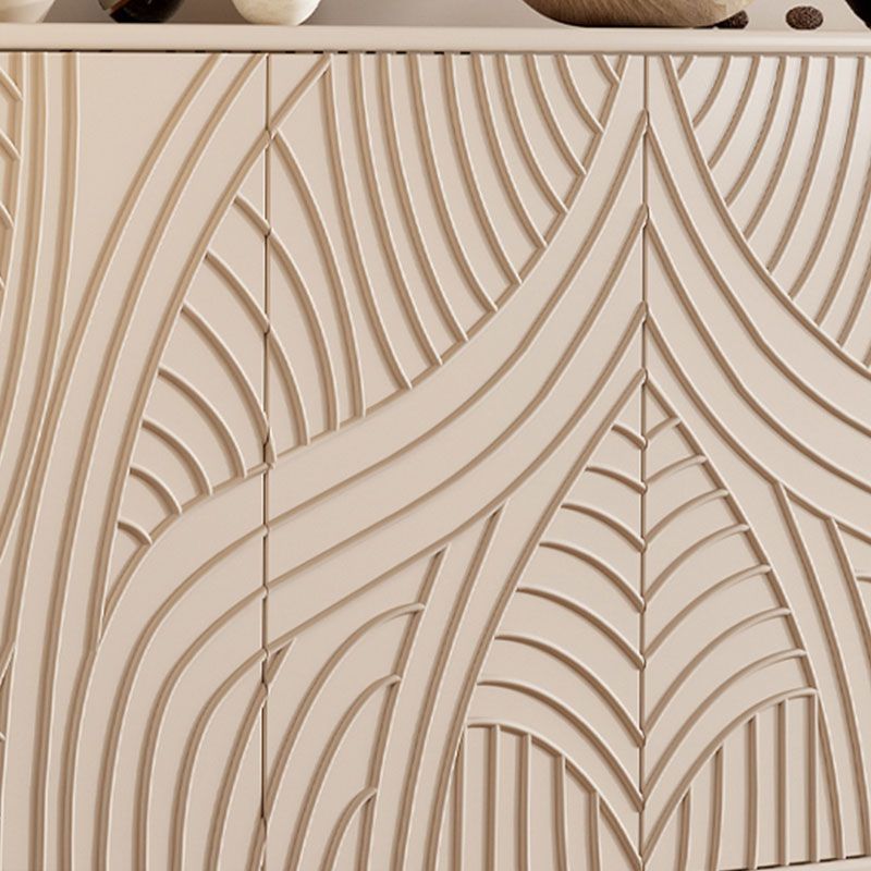 Server da pranzo contemporaneo Server buffet ingegnerizzato in legno con porte per sala da pranzo