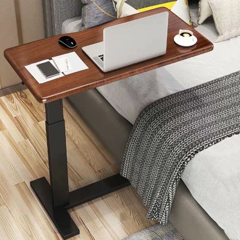 Contemporary Curved Writing Desk Pedestal Office Desk with Metal Legs Clearhalo 'furn' 'furn_office_desk' 'Furniture' 'Office Desks' 'Office Furniture' 'office_desk' 1200x1200_ec08ede5-e6d0-4969-8b9b-fbe0e0fb1570